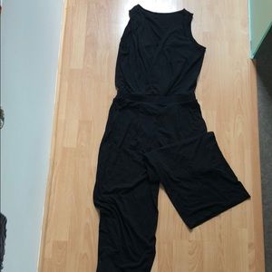 Uniqlo black jumpsuit